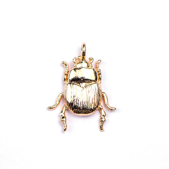 13mm x 17mm Beetle Charm - Gold Plated***
