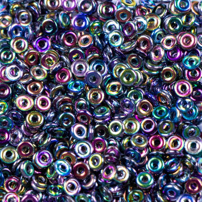 1mm x 3.8mm O Bead - Crystal Magic Blue