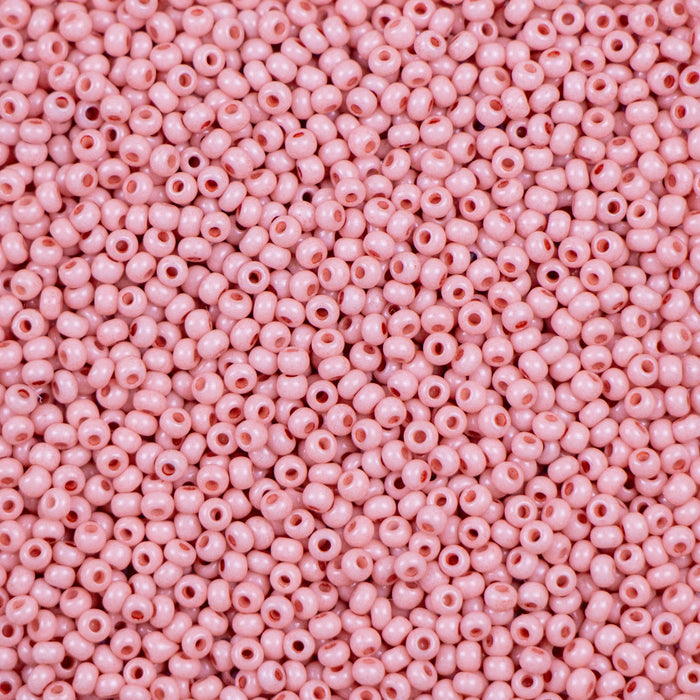 11/0 Preciosa Seed Beads - Opaque Pink