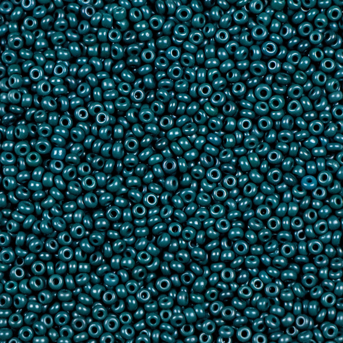 11/0 Preciosa Seed Beads - Opaque Olive