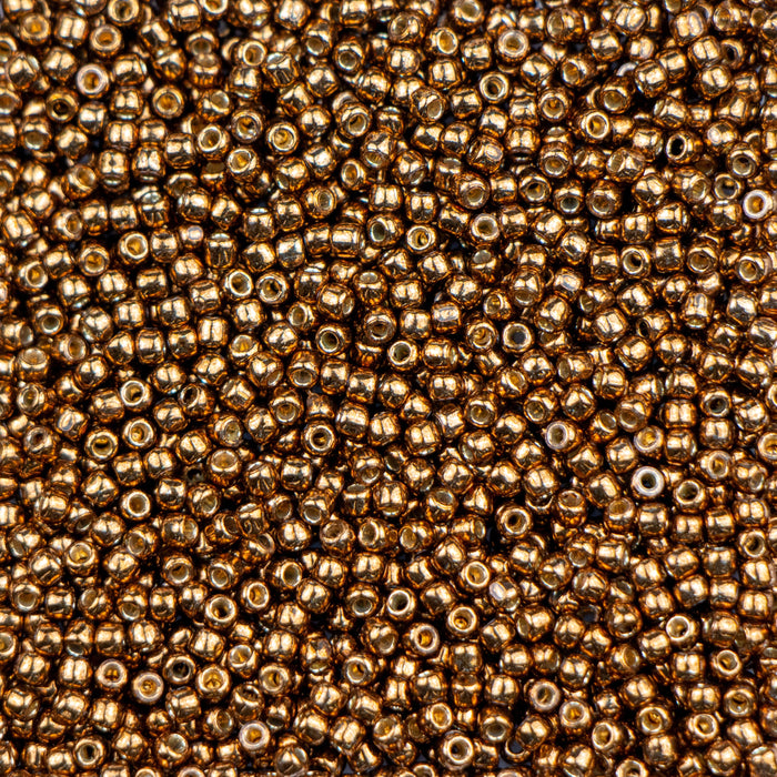 11/0 TOHO Seed Bead - PermaFinish - Galvanized Medal Bronze