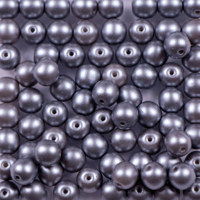 6mm Druk - Alabaster Pastel Light Grey
