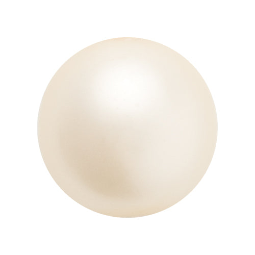 Preciosa 4mm Round Pearls - Cream