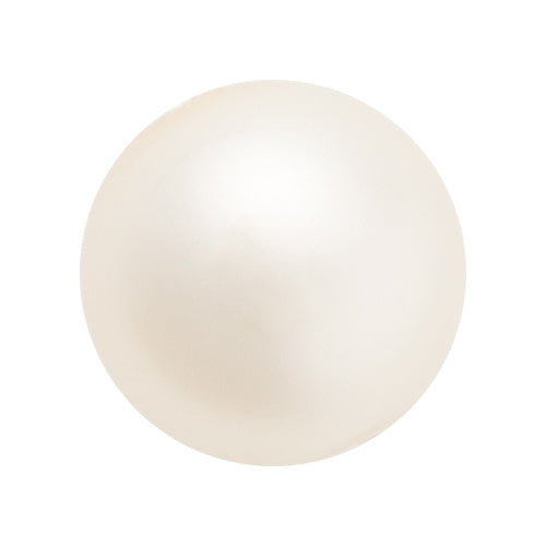 Preciosa 6mm Round Pearls - Light Creamrose
