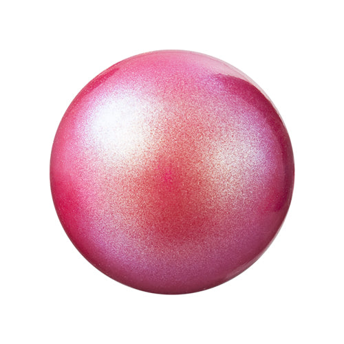 Preciosa 8mm Round Pearls - Pearlescent Red