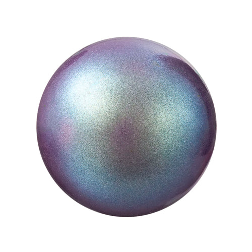 Preciosa 8mm Round Pearls - Pearlescent Violet