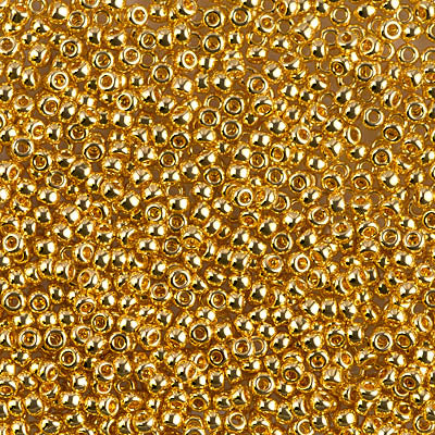 11/0 Miyuki SEED Bead Pack - 24kt Gold Plated
