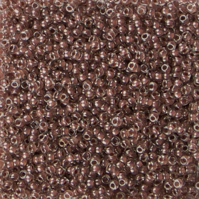 11/0 Miyuki SEED Bead - Cocoa Lined Crystal