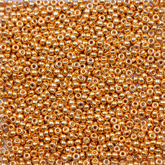 11/0 Miyuki SEED Bead - Galvanized Yellow Gold