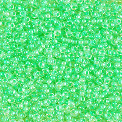 11/0 Miyuki SEED Bead - Luminous Mint Green (Like DPF-10)