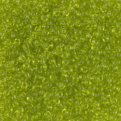 11/0 Miyuki SEED Bead - Transparent Chartreuse