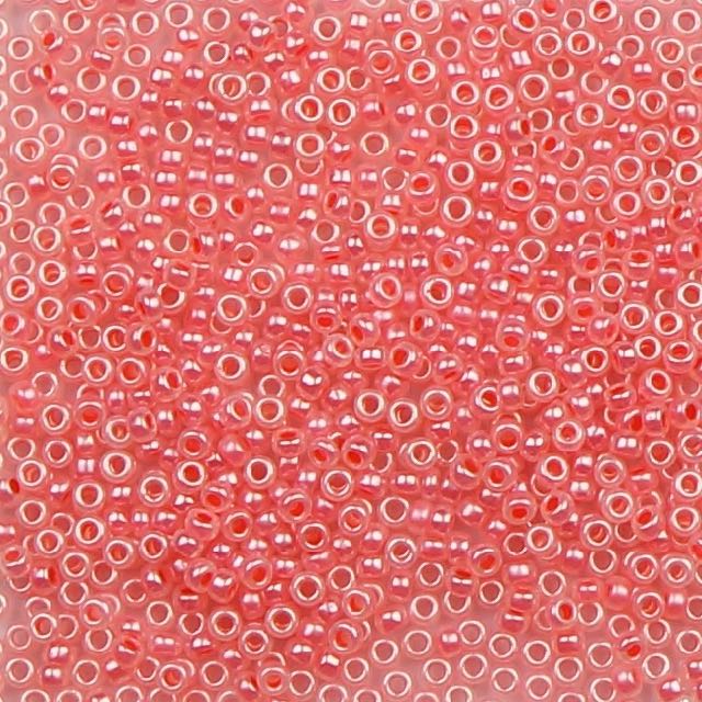 11/0 Miyuki SEED Bead - Semi Matte Salmon Lined Opal