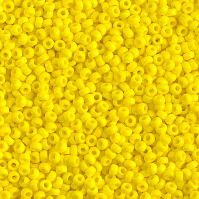 11/0 Miyuki SEED Bead - Opaque Yellow