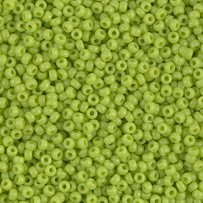 11/0 Miyuki SEED Bead - Opaque Chartreuse