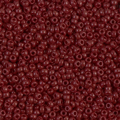 11/0 Miyuki SEED Bead - Opaque Red Brown