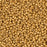 11/0 Miyuki SEED Bead - Duracoat Galvanized Matte Gold