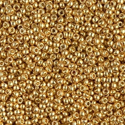 11/0 Miyuki SEED Bead - Duracoat Galvanized Gold