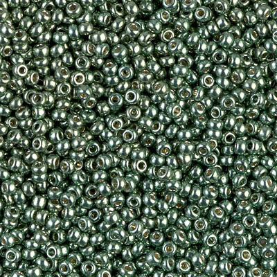 11/0 Miyuki SEED Bead - Duracoat Galvanized Sea Green