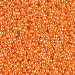 11/0 Miyuki SEED Bead - Opaque Light Orange Luster