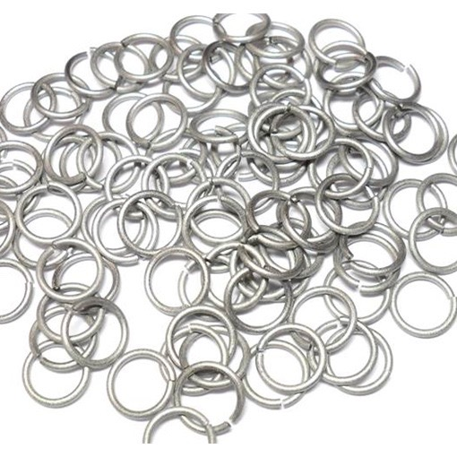18swg (1.2mm) 3/16in. (5.08mm) ID 4.30AR Etched Titanium Jump Rings