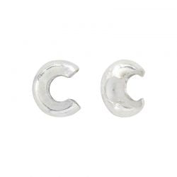Sterling Silver 4mm Crimp Bead Cover