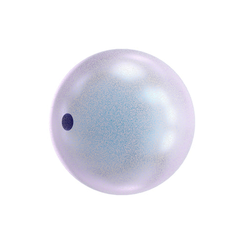 Crystal Brilliance 6mm Round Pearls - Iridescent Dreamy Blue