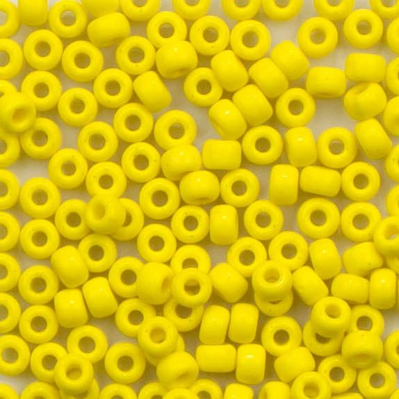 6/0 Miyuki SEED Bead - Opaque Yellow