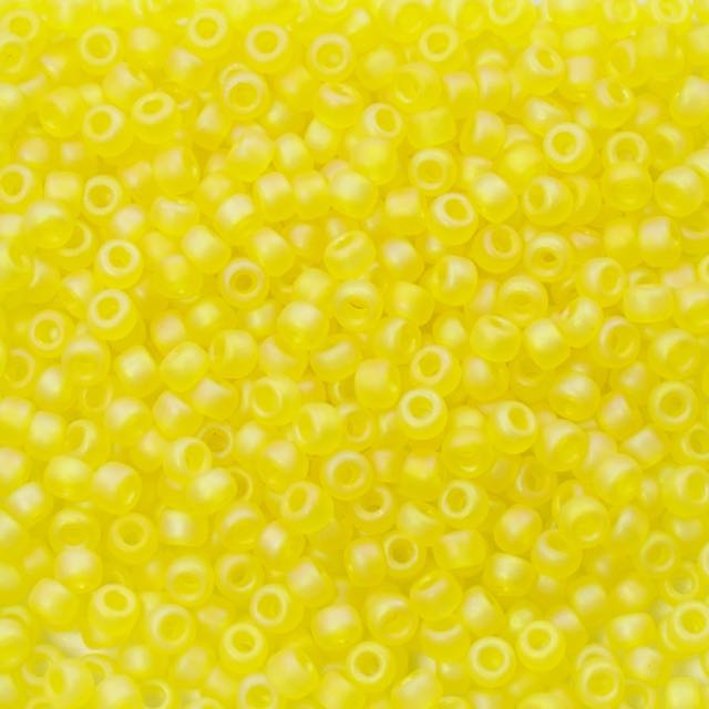 8/0 Miyuki SEED Bead - Matte Transparent Yellow AB