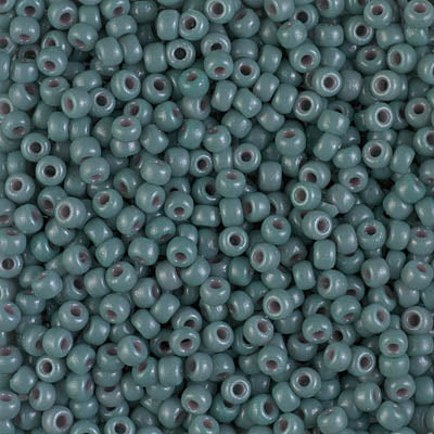 8/0 Miyuki SEED Bead - Duracoat Dyed Opaque Eucalyptus