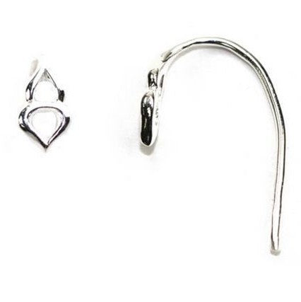 Paper Lantern Hook Earrings - Sterling Silver