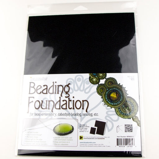 8.5x11inch Bead Smith Beading Foundation - Black