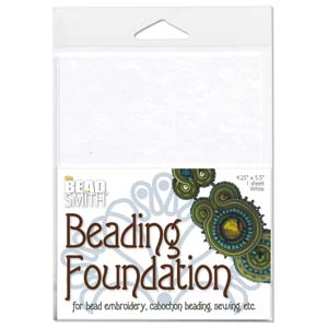 4.25x5.5inch Bead Smith Beading Foundation - White