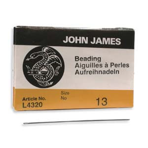 #13 John James Fine Beading Needles (Pack of 25)