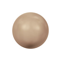 Crystal Brilliance 3mm Round Pearls - Bronze