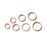 20awg (0.8mm) 5/32in. (4.2mm) ID 5.3AR Bronze Jump Rings