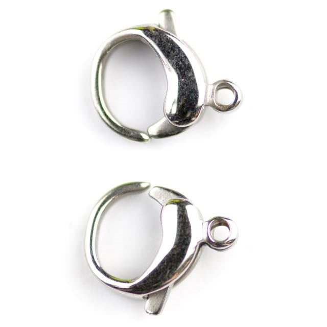 9mm x 12mm Lobster Claw Clasp - Stainless Steel