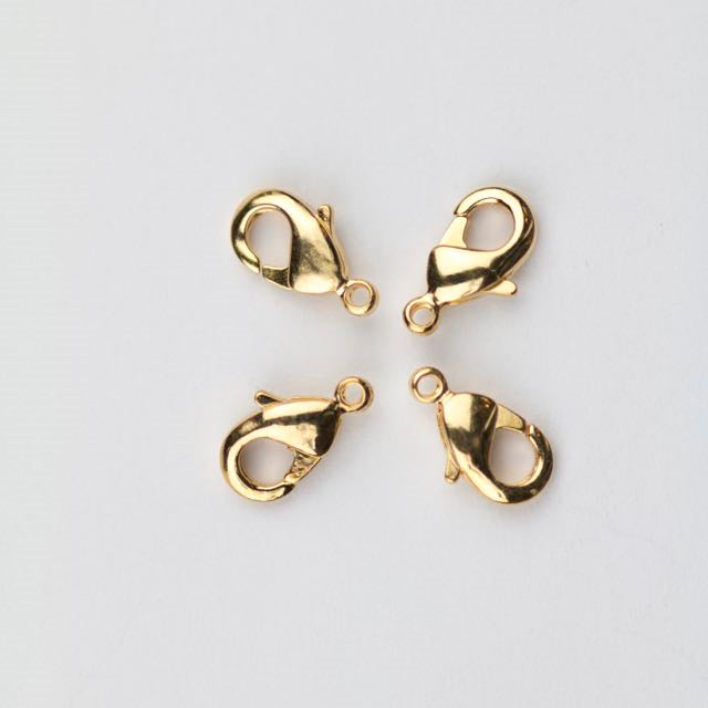 9mm x 5mm Lobster Claw Clasp - Gold