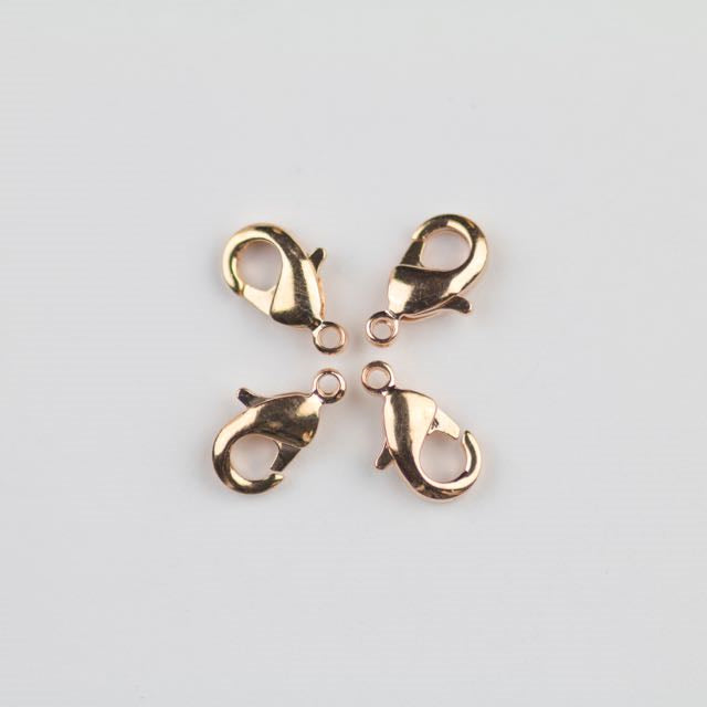 9mm x 5mm Lobster Claw Clasp - Rose Gold