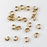 3mm Crimp Bead Cover - Gold