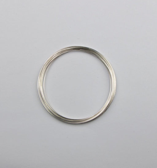 2 1/4 inch 12 Loop Bracelet Memory Wire - Silver