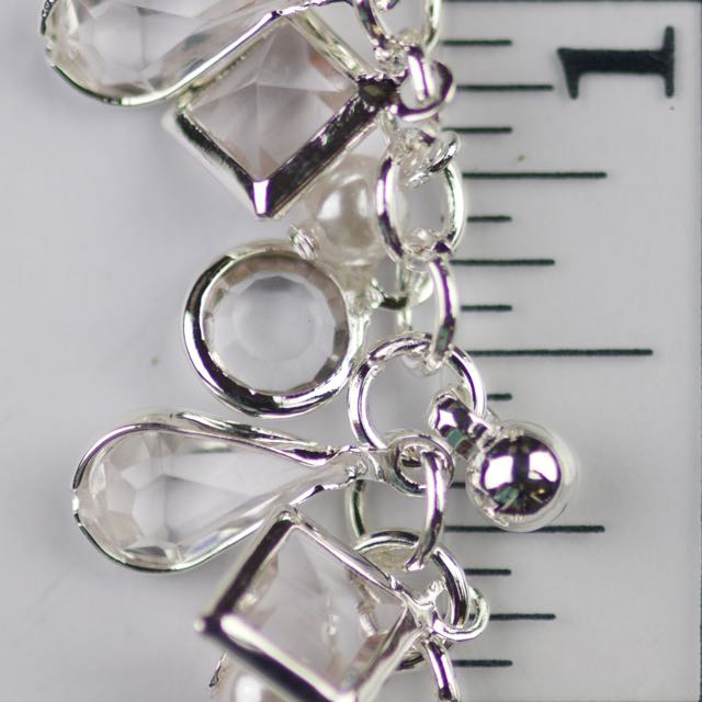 14mm Bauble and Jewel Cable Chain - Silver