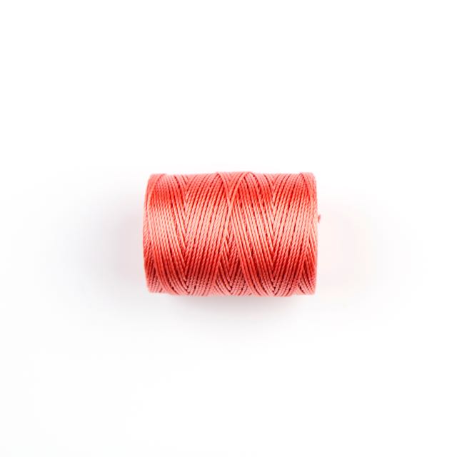 84 meters (92 yards) - C-Lon Beading Cord Tex 210 - Chinese Coral