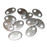 2-Hole Oval Stainless Steel Buttons