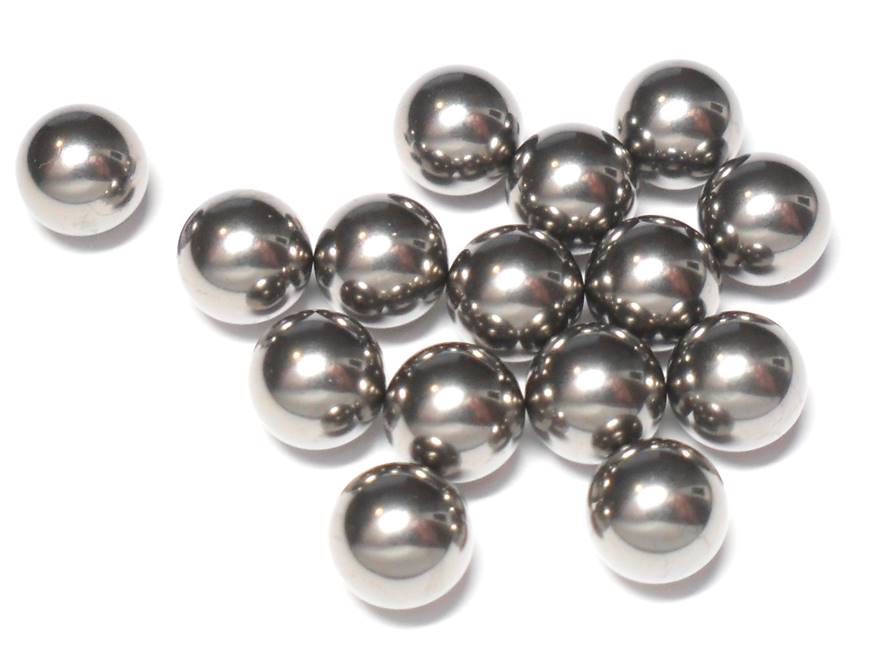 Package of 4 - 6mm Unanodized Titanium Ball Bearings (no hole)