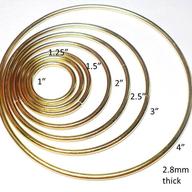 9.5awg 2 in. Outer Diameter 58mm Inside Diameter 21.2AR Welded Brass Ring