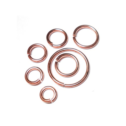 16swg (1.6mm) 5/16in. (8.5mm) ID 5.4AR Copper Jump Rings