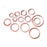 18swg (1.2mm) 11/64in. (4.5mm) ID 3.8AR Copper Jump Rings