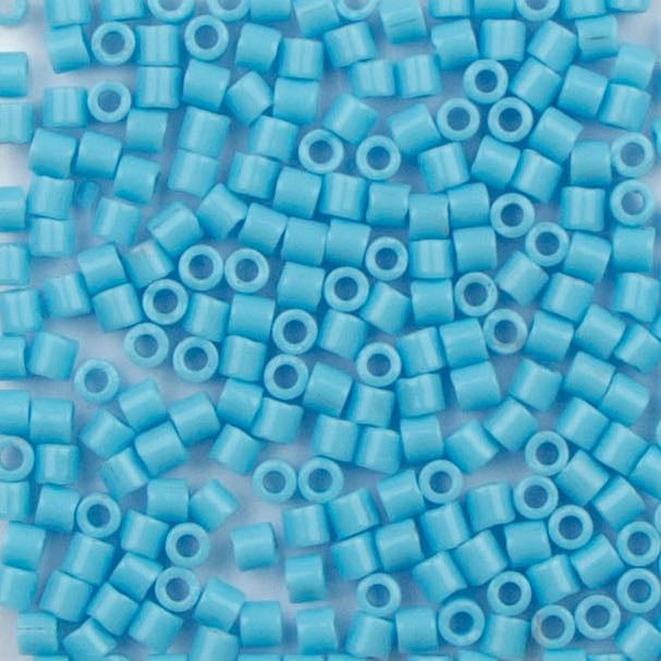 8/0 Miyuki DELICA Beads - Opaque Turquoise Blue