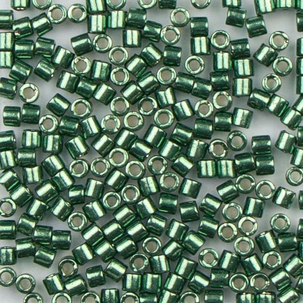 8/0 Miyuki DELICA Beads - Duracoat Galvanized Sea Green