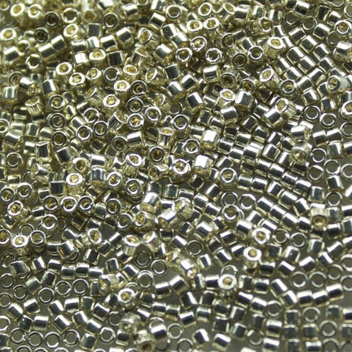 10/0 Miyuki DELICA Beads - Galvanized Silver
